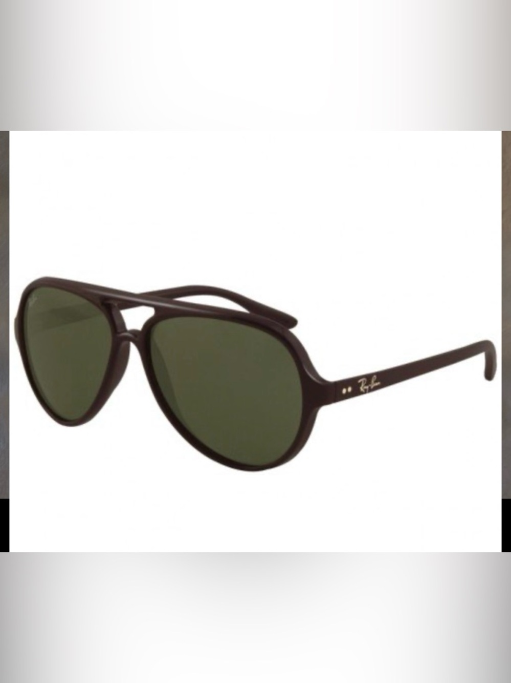 Authentic Vintage Ray-ban Sunglasses RB 4125 Cats 5000 Purple 737